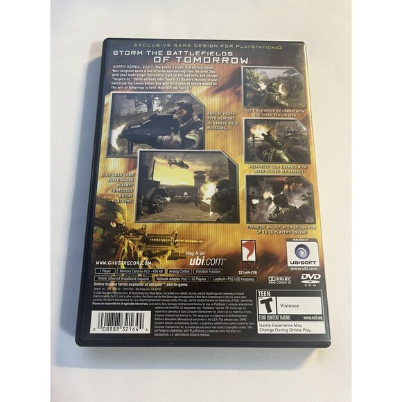 Tom Clancy's Ghost Recon 2 (PlayStation 2, 2004) PS2 Complete With Manual Tested - Picture 2 of 9
